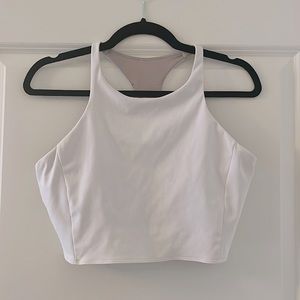 Lululemon Crop Train Tank W/Built In Bra